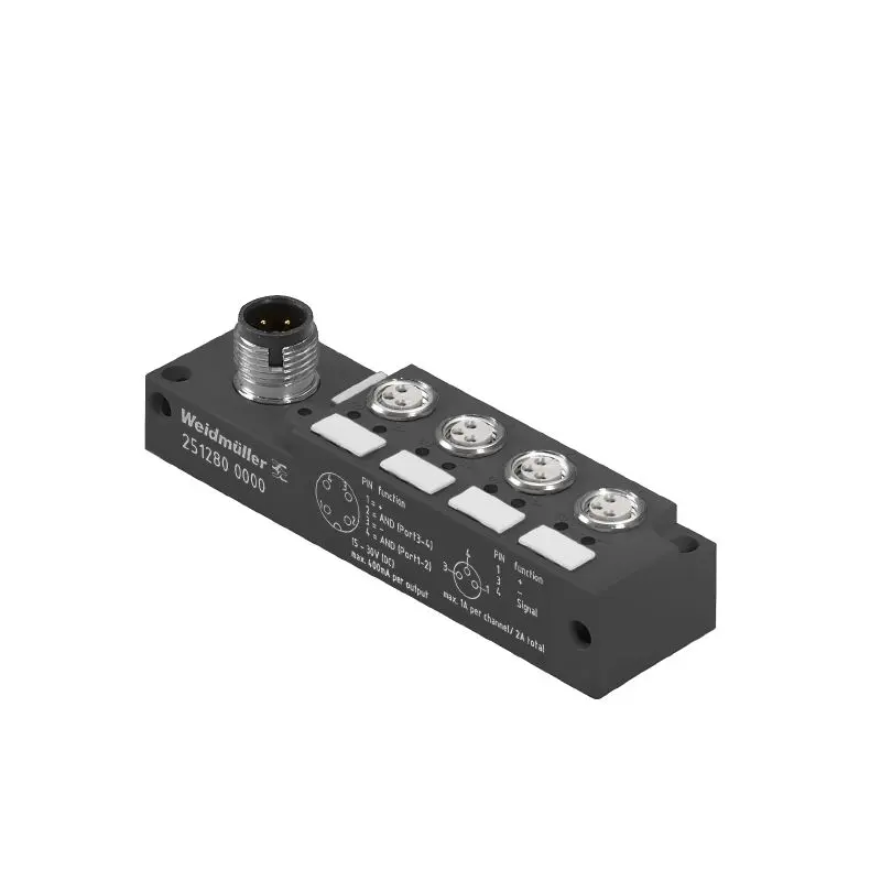 Produktfoto 1 von WEIDMÜLLER SAI-04L-VP12-3A-M08L-AND, Logikverteiler, P/n: 2512800000
