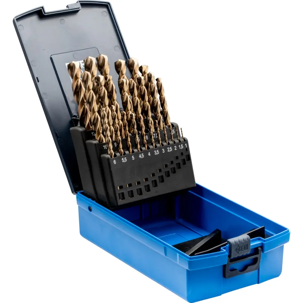 Produktfoto 1 von PFERD Tools 25203704, Spiralbohrer-Set 25-tlg. INOX HSSE N DIN 338