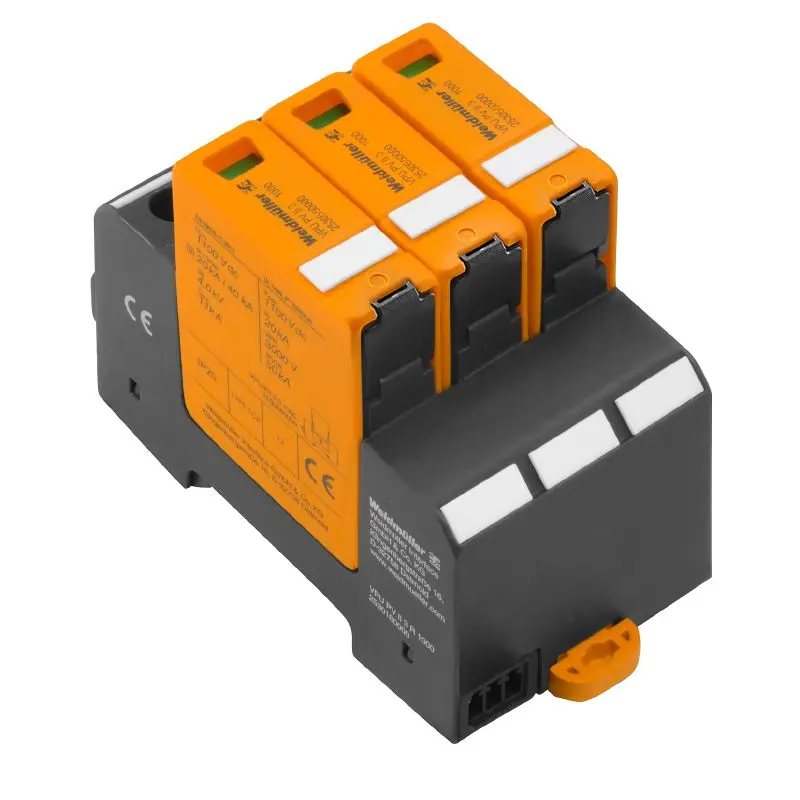 Produktfoto 1 von WEIDMÜLLER VPU PV II 3 1000, Überspannungsableiter, Niederspannung, 2530550000