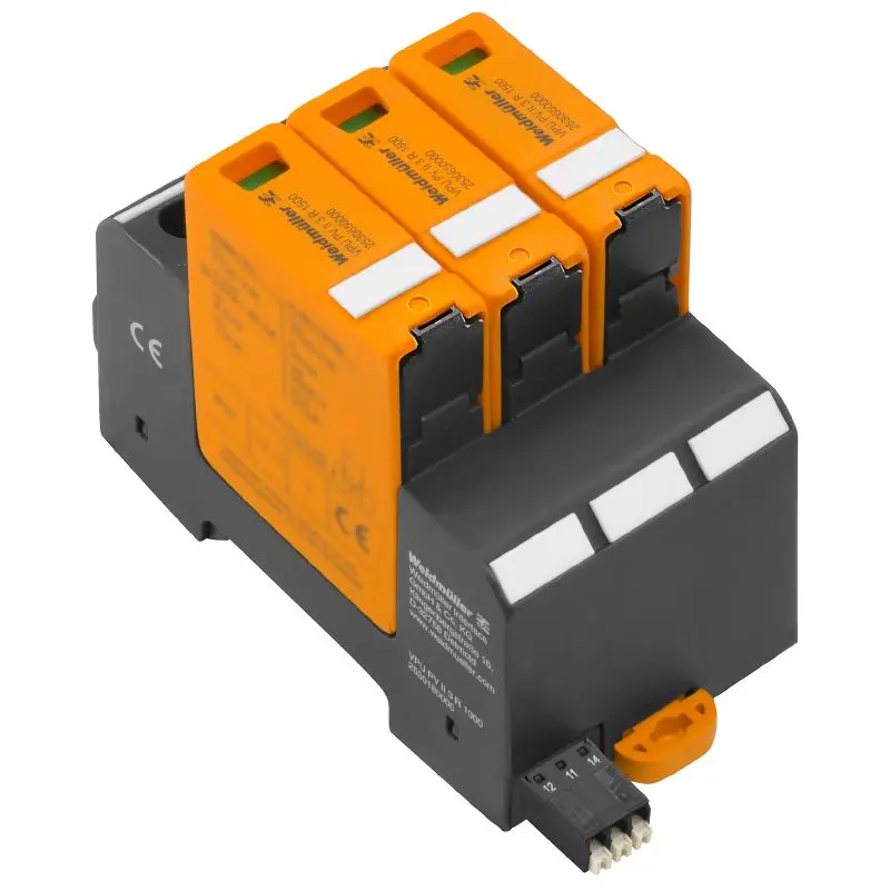 Produktfoto 1 von WEIDMÜLLER VPU PV II 3 R 1500, Überspannungsableiter, Niederspannung, 2530650000