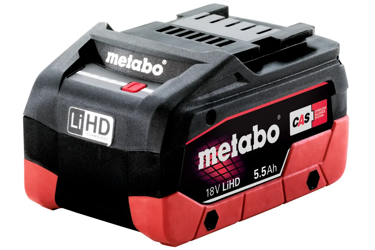 Produktfoto 1 von Metabo 625368000, Akkupack LiHD 18 V, 5,5 Ah