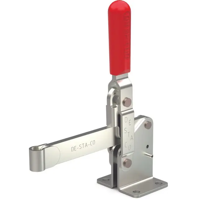 Produktfoto 1 von DESTACO 267-S - Handspanner, vert., Kniehebel, geflanschte Basis, mass. Spannarm