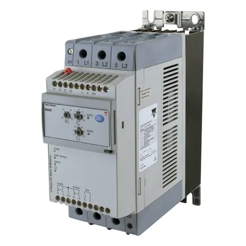 Produktfoto 1 von Carlo Gavazzi RSGD4055F0VX310C, 2PH S/START 220-400V 55A 24VAC/DC I/P+O/L+MB