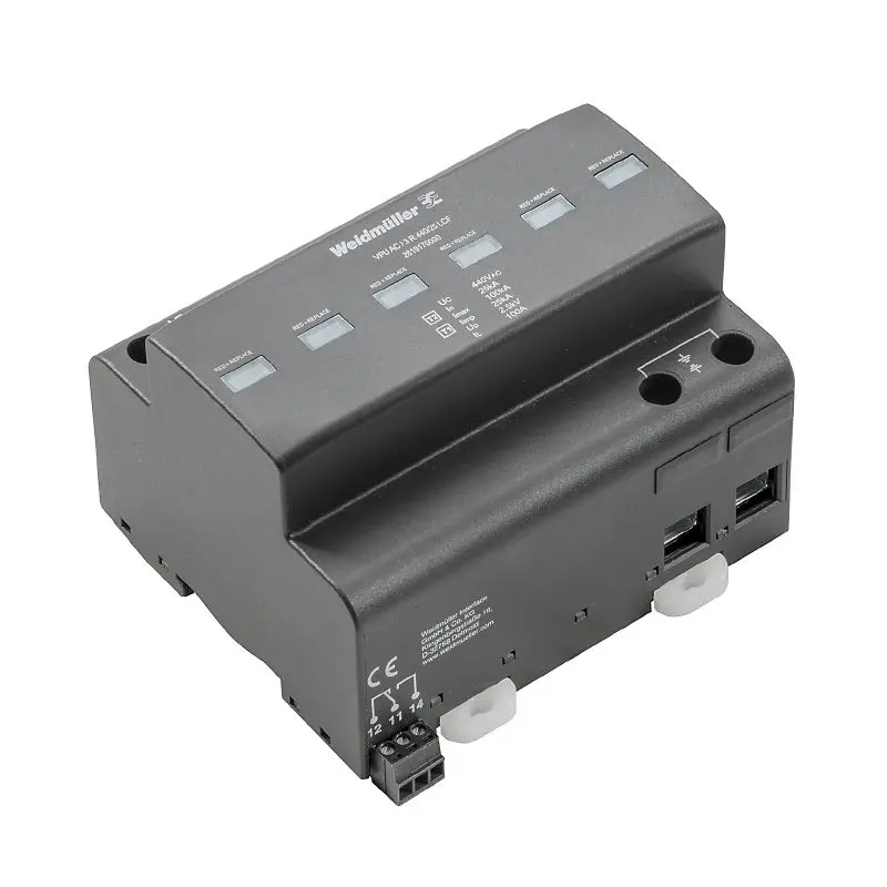 Produktfoto 1 von WEIDMÜLLER VPU AC I 3 R 440/25 LCF, Überspannungsschutzgeräte für Energiesysteme