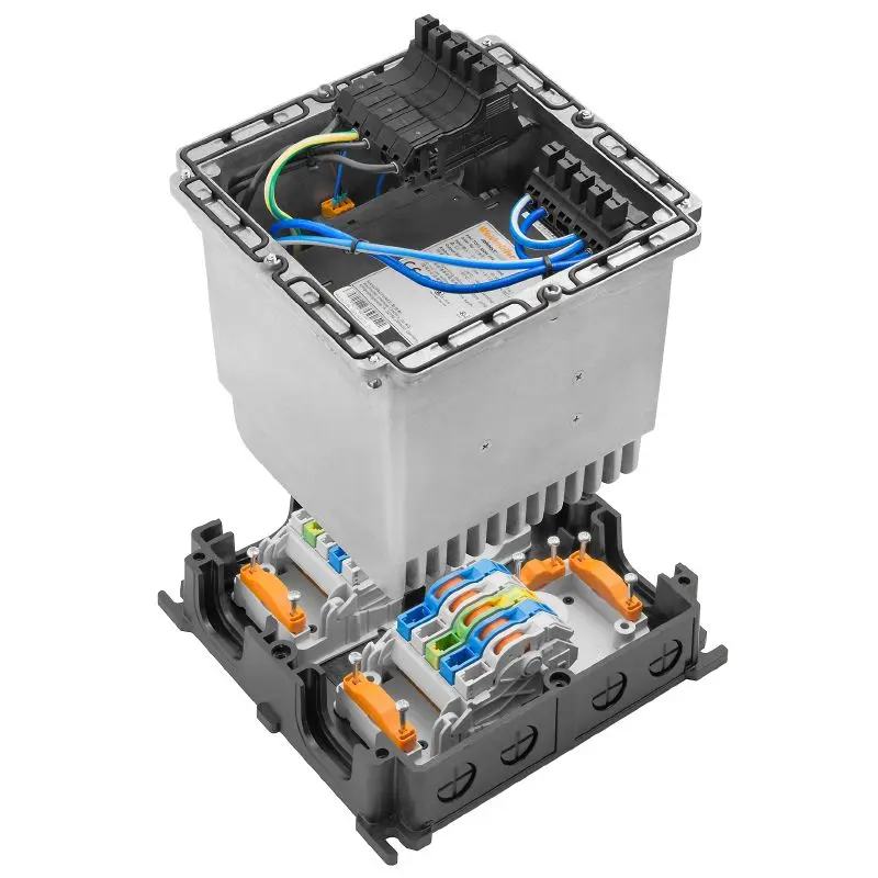Produktfoto 1 von WEIDMÜLLER FP PRO TOP3 24/20 2PIOL, FieldPower Schaltnetzgerät, P/n: 2743460000