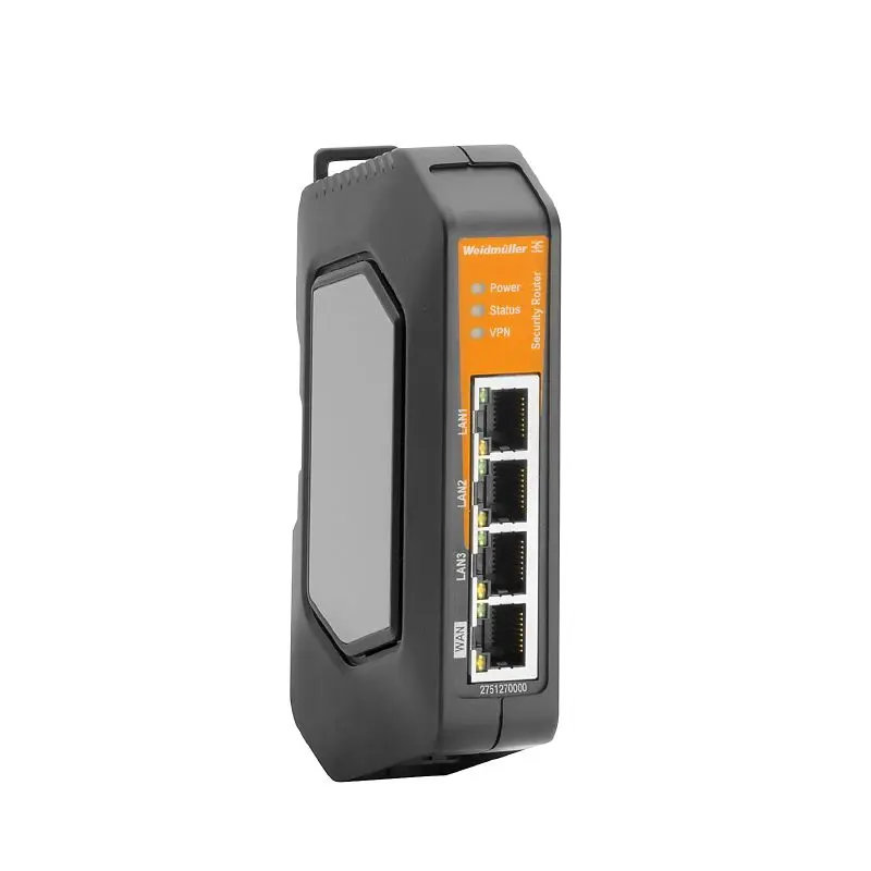 Produktfoto 1 von WEIDMÜLLER IE-SR-4TX, Security/NAT/VPN/U-link Router, P/n: 2751270000