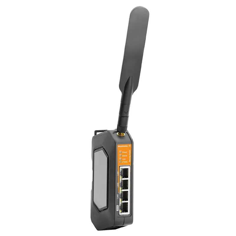 Produktfoto 1 von WEIDMÜLLER IE-SR-4TX-LTE/4G-EU, Security/NAT/VPN/U-link Router, P/n: 2751280000