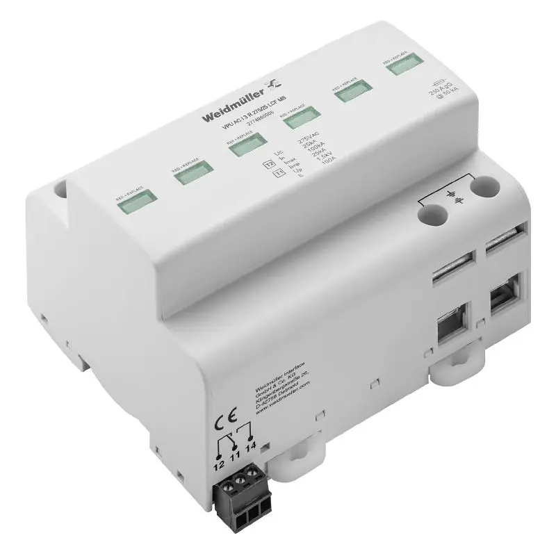Produktfoto 1 von WEIDMÜLLER VPU AC I 3 R 275/25 LCF MB, Überspannungsschutzgeräte