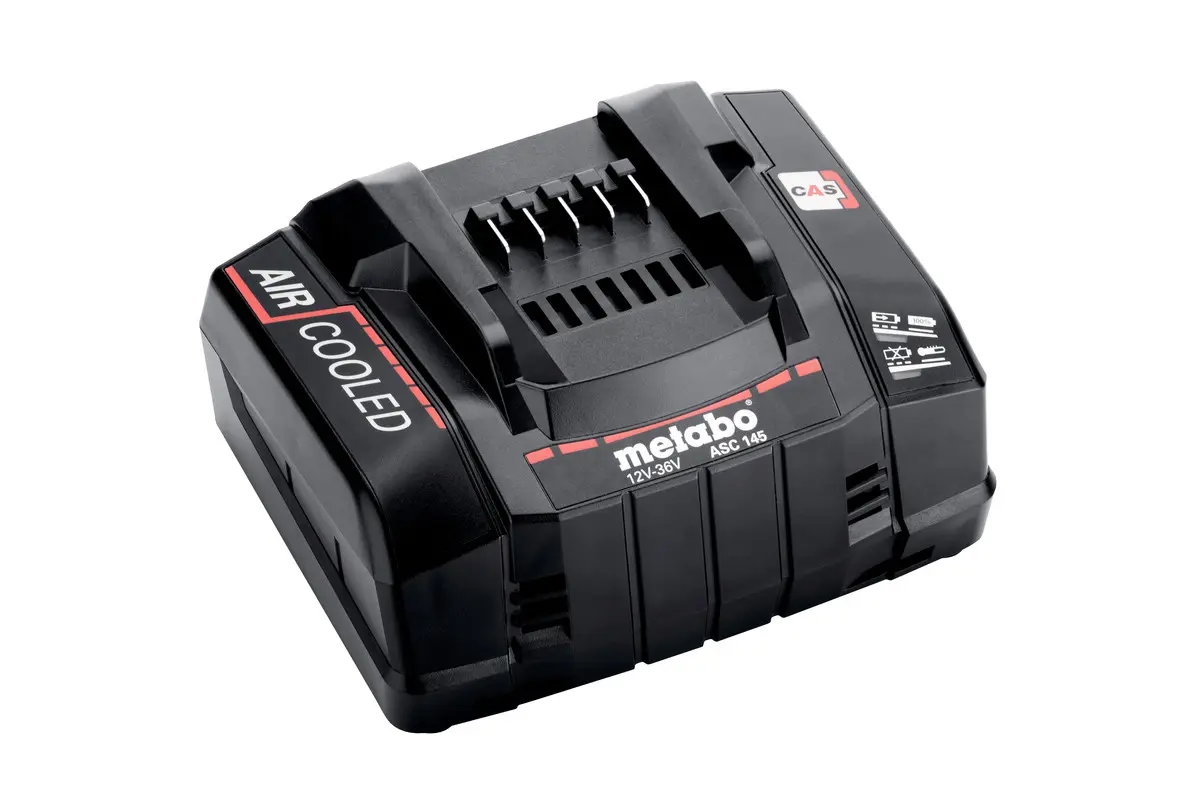 Produktfoto 1 von Metabo 627378000, Ladegerät ASC 145 , 12-36 V, "AIR COOLED"