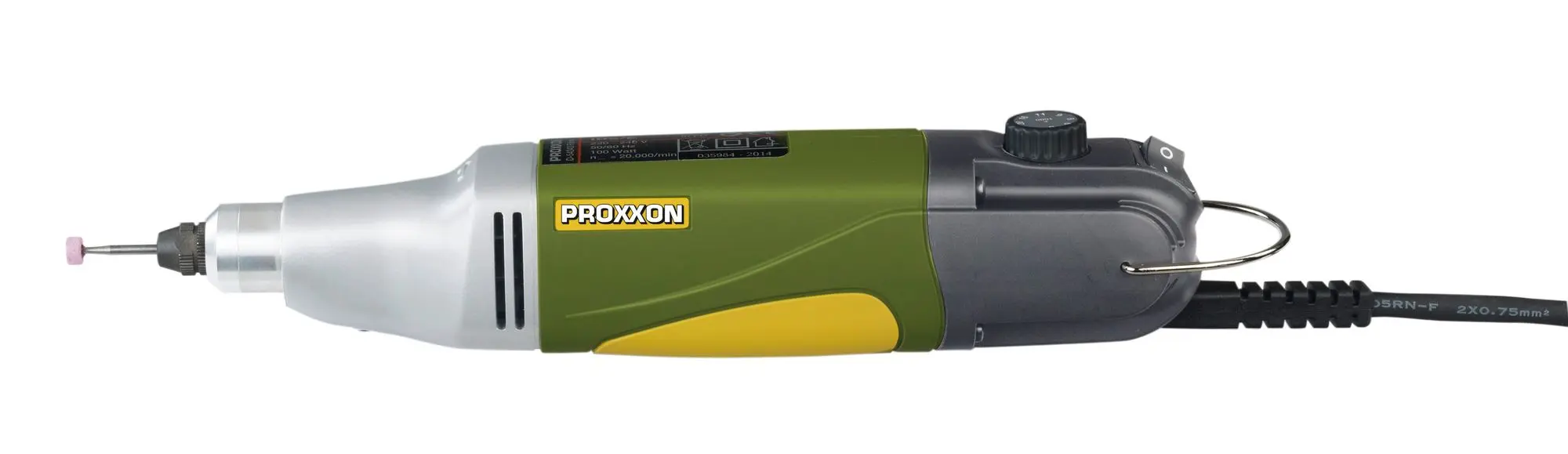 Produktfoto 1 von PROXXON 28481, Industrie-Bohrschleifer IBS/E mit Zubeh&ouml;r im Koffer