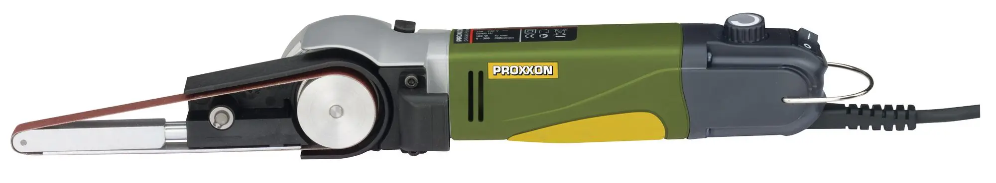 Produktfoto 1 von Proxxon 28536., Bandschleifer BS/E mit 4 Schleifbänder im koffer