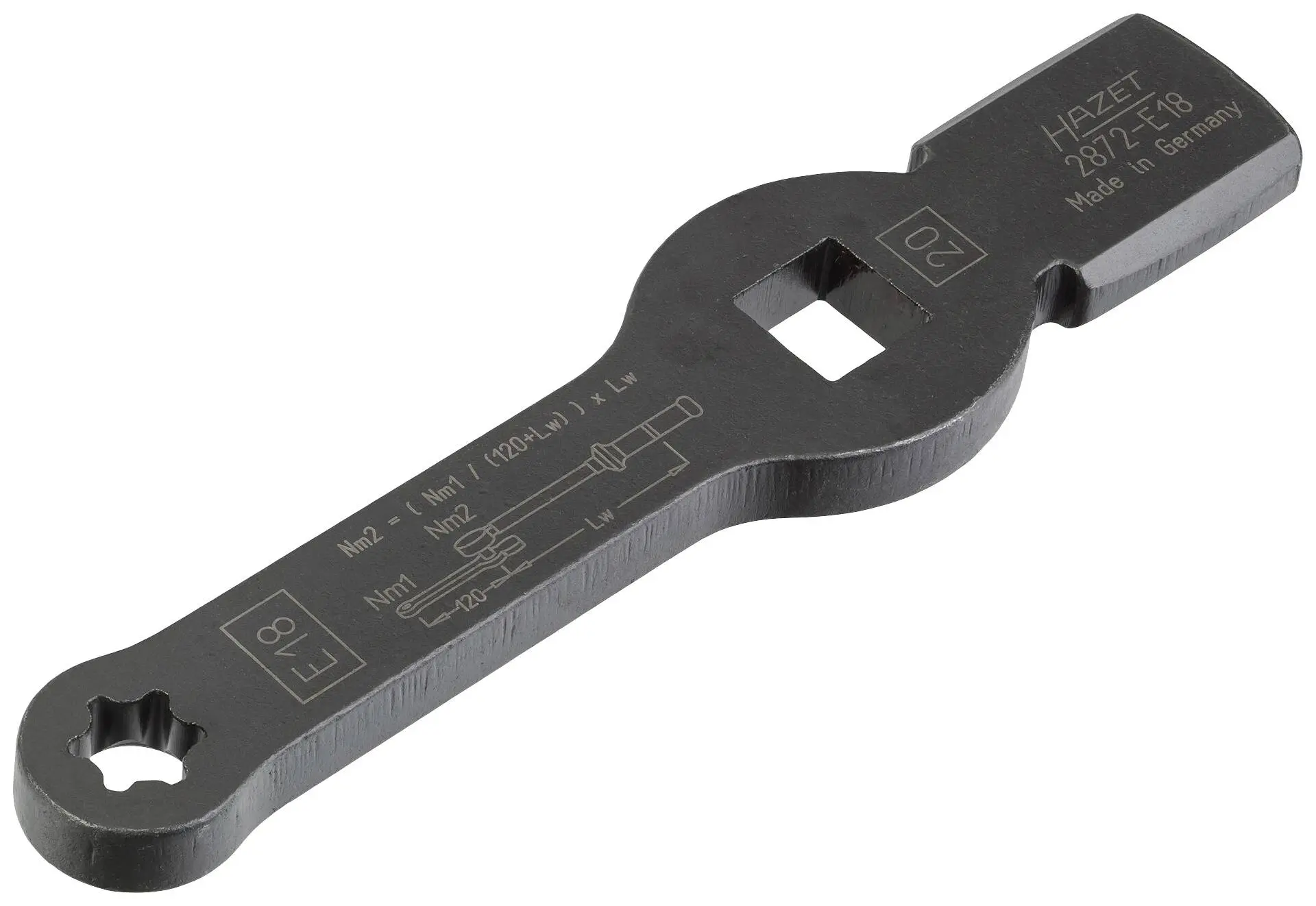 Produktfoto 1 von Hazet 2872-E18, TORX® Schlag-Schlüssel T 18