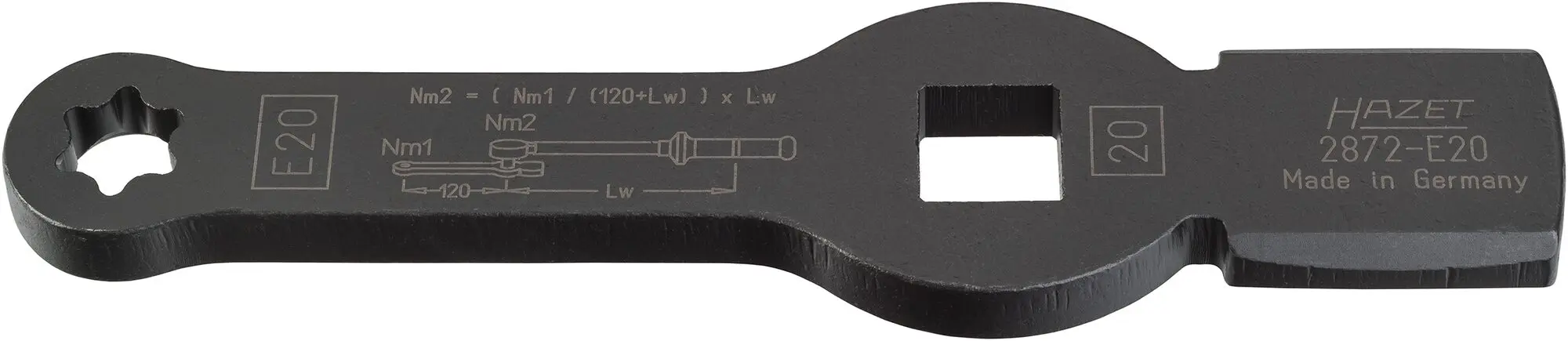 Produktfoto 1 von Hazet 2872-E20, TORX® Schlag-Schlüssel T 20