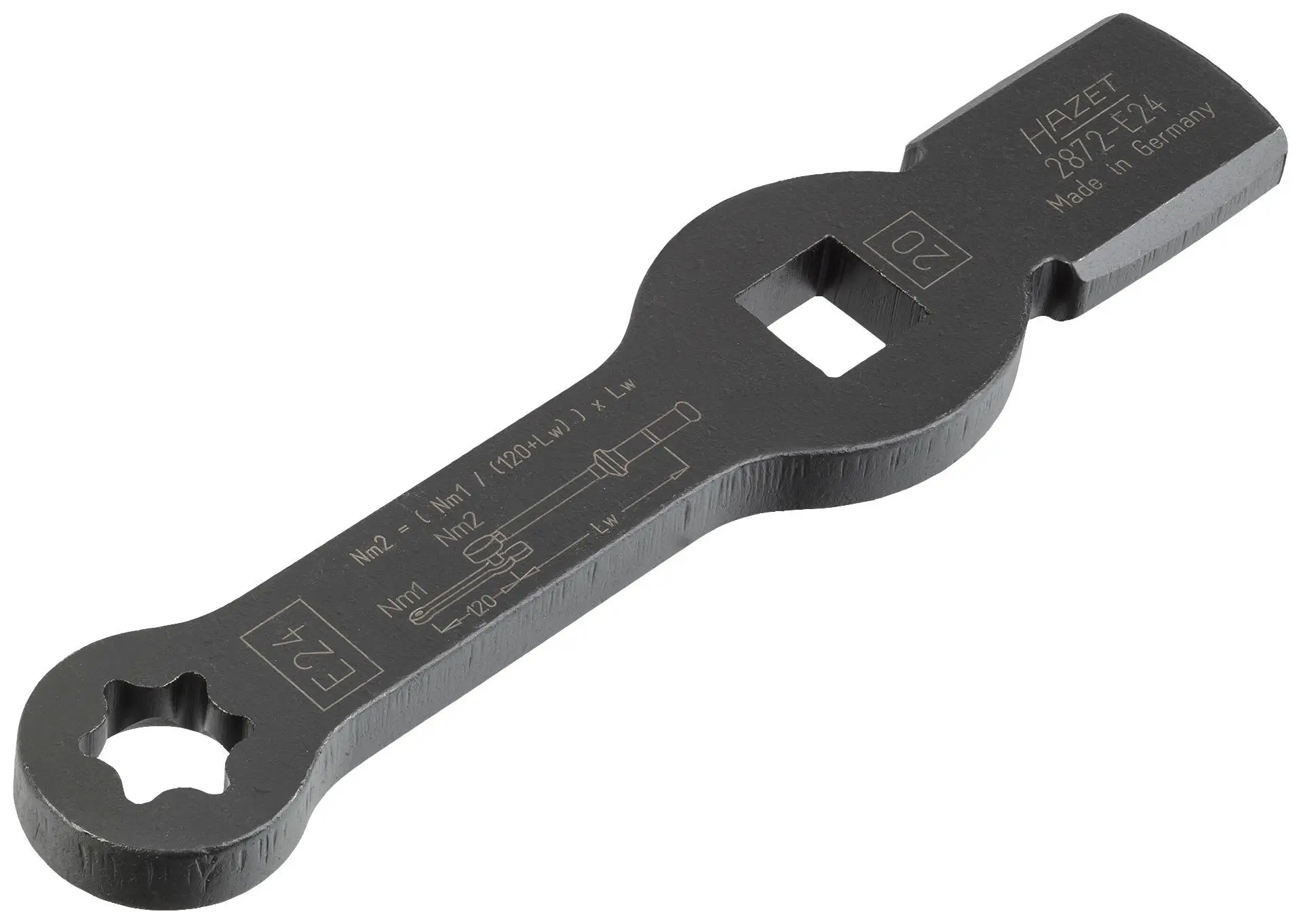 Produktfoto 1 von Hazet 2872-E24, TORX® Schlag-Schlüssel T 24