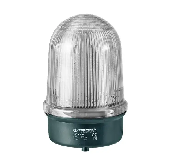 Produktfoto 1 von Werma 280.410.68, LED-Hindernisfeuer BM 230VAC RD