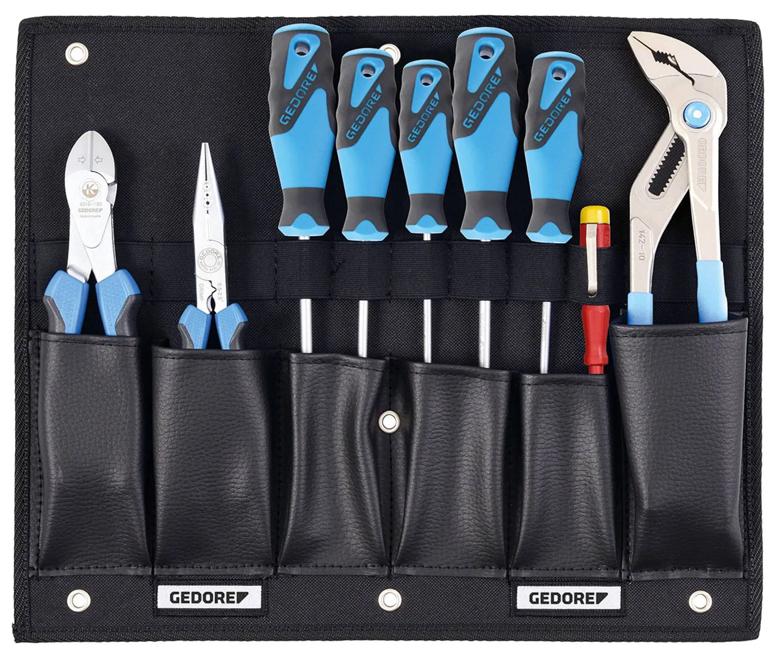 Produktfoto 1 von Gedore 2836181 Werkzeugset Heimwerker in Tasche 9teilig