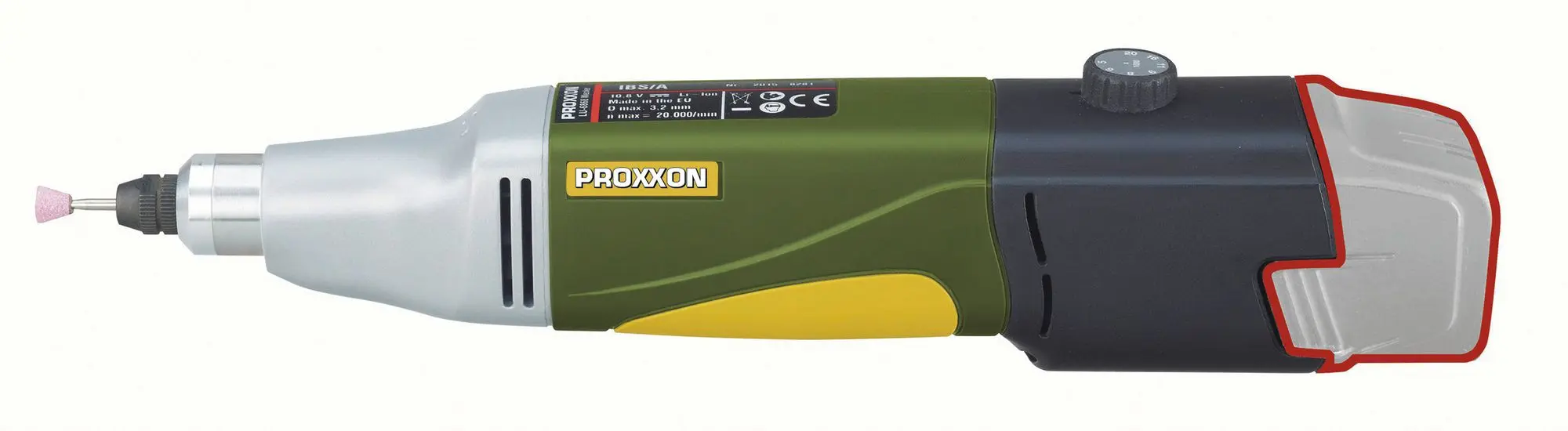 Produktfoto 1 von PROXXON 29802, Akku-Industrie-Bohrschleifer IBS/A 10,8 V ohne Akku / Lader