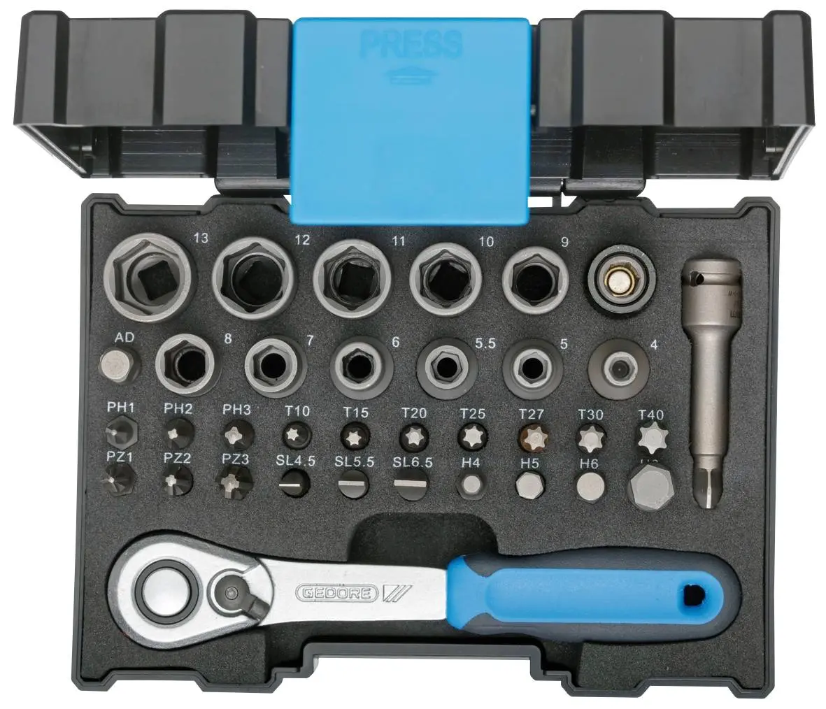 Produktfoto 1 von Gedore 666-U-20 2998211 Bit-Set