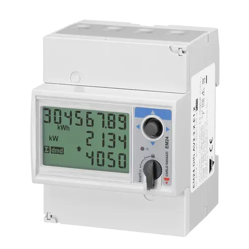 Produktfoto 1 von Carlo Gavazzi EM24DINAV93XDPX, 3-ph Energieanalysator, 65A, 230/400VLL