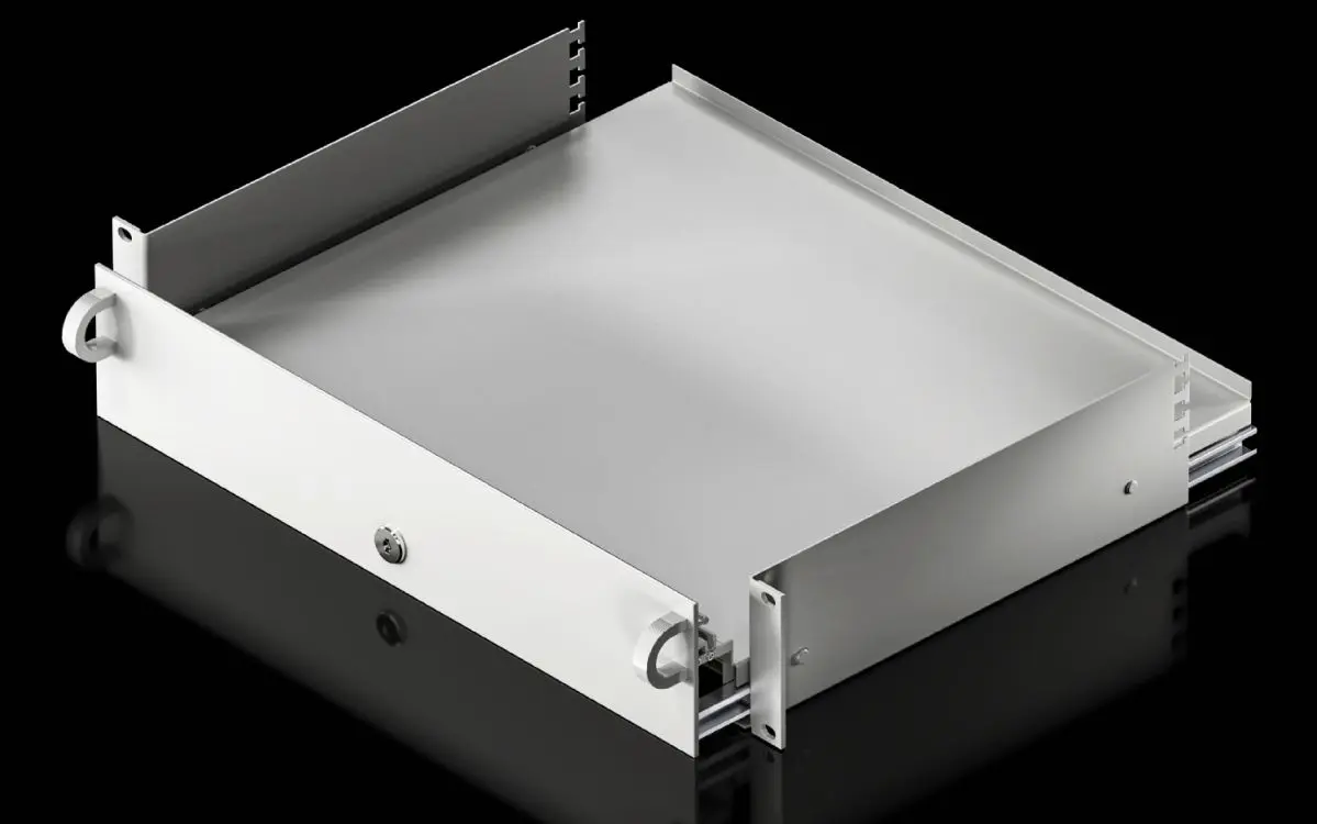 Produktfoto 1 von Rittal DK 7281.035, 7281035 Keyboard drawer 2 U for one 482.6 mm (19") mounting level
