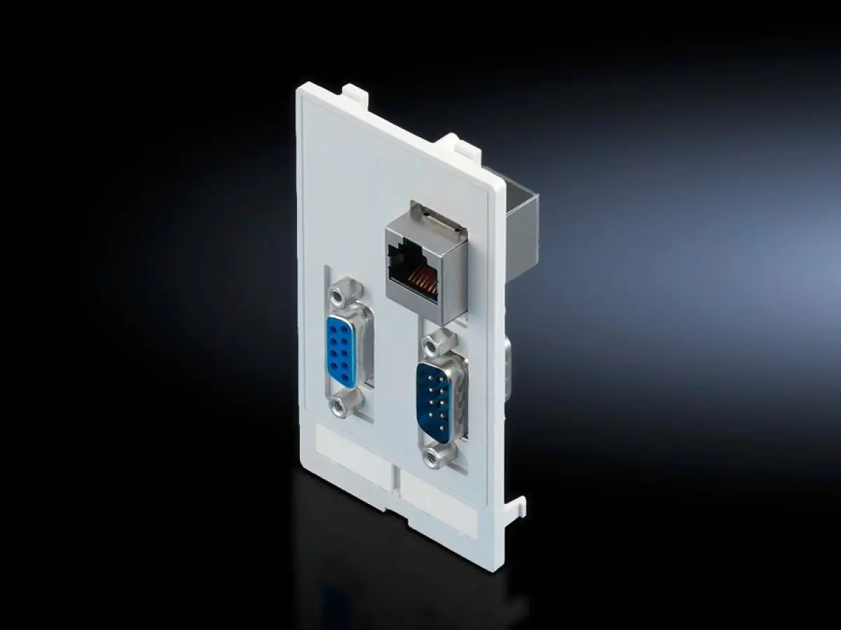 Produktfoto 1 von Rittal SZ 2482.550, 2482550 Interface insert For mounting frame, modular interface flap