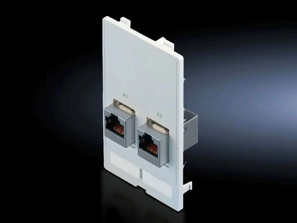 Produktfoto 1 von Rittal SZ 2482.560, 2482560 Interface insert For mounting frame, modular interface flap