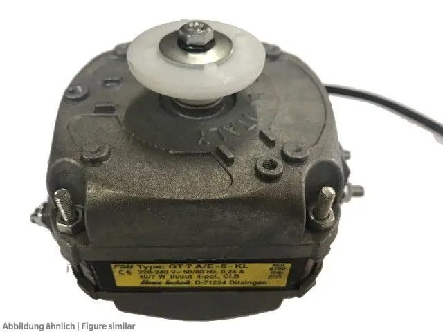 Produktfoto 1 von Glems 30010, Spaltpol-Ventilatormotor GT7 230V-1-50/60Hz, 7 Watt