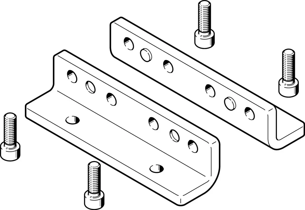 Produktfoto 1 von FESTO HPE-150, Fußbefestigung, P\n: 3002636