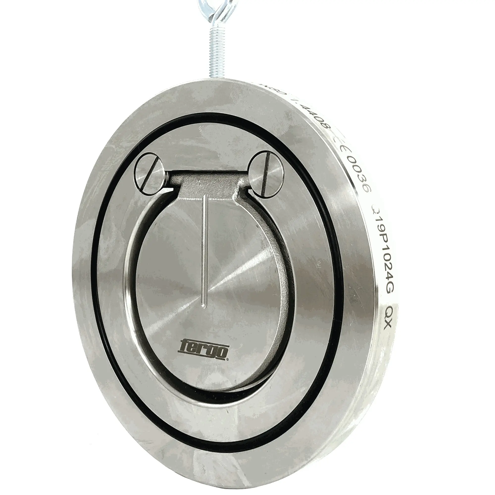 Produktfoto 1 von Fergo RK100 Rückschlagklappe DN 32 Edelstahl FPM/FKM Viton PN10-40
