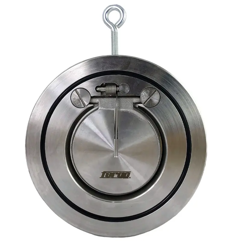 Fergo RK100 Rückschlagklappe DN 65 PN10-40 Edelstahl Metall Federrückstellung