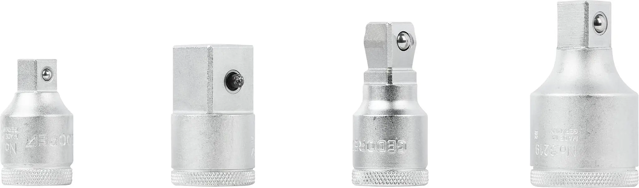 Produktfoto 1 von Gedore SB S 1932-04 3100189 Steckschluessel-Adapter 3/8", 1/2", 3/4"
