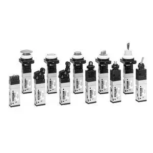 Produktfoto 1 von SMC EVZM550-F01-01SEVZM500, Mechanisches 5-Wege-Ventil, Europäisch