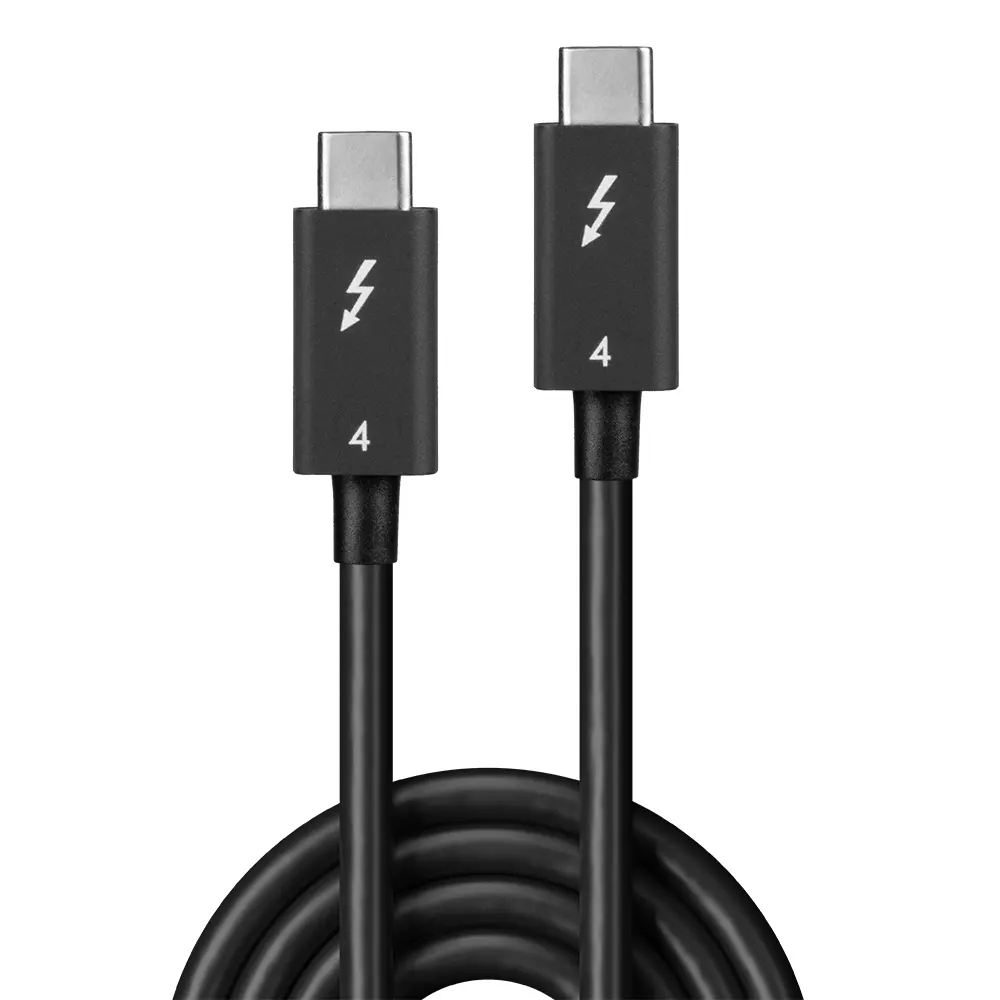 Produktfoto 1 von LINDY 31120, 1m Thunderbolt 4 Kabel, 40Gbit/s, Passiv