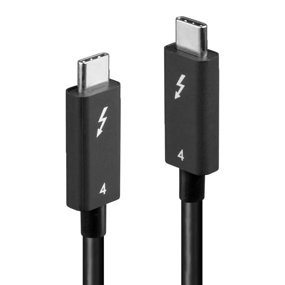 Produktfoto 1 von LINDY 31121, 2m Thunderbolt 4 Kabel, 40Gbit/s, Aktiv