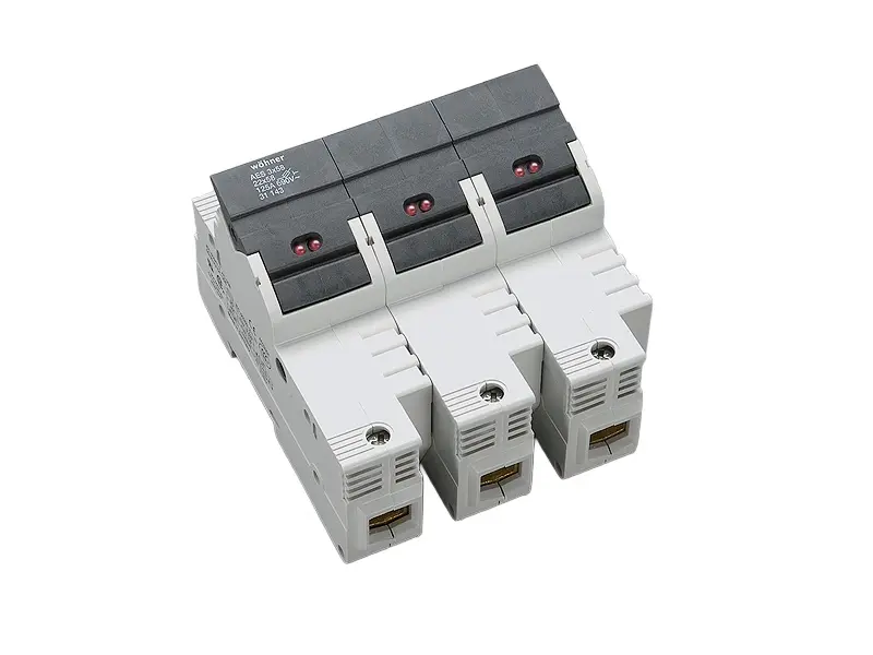Produktfoto 1 von Wöhner 31143000, Halter für zylindrische Sicherungen, mit LED