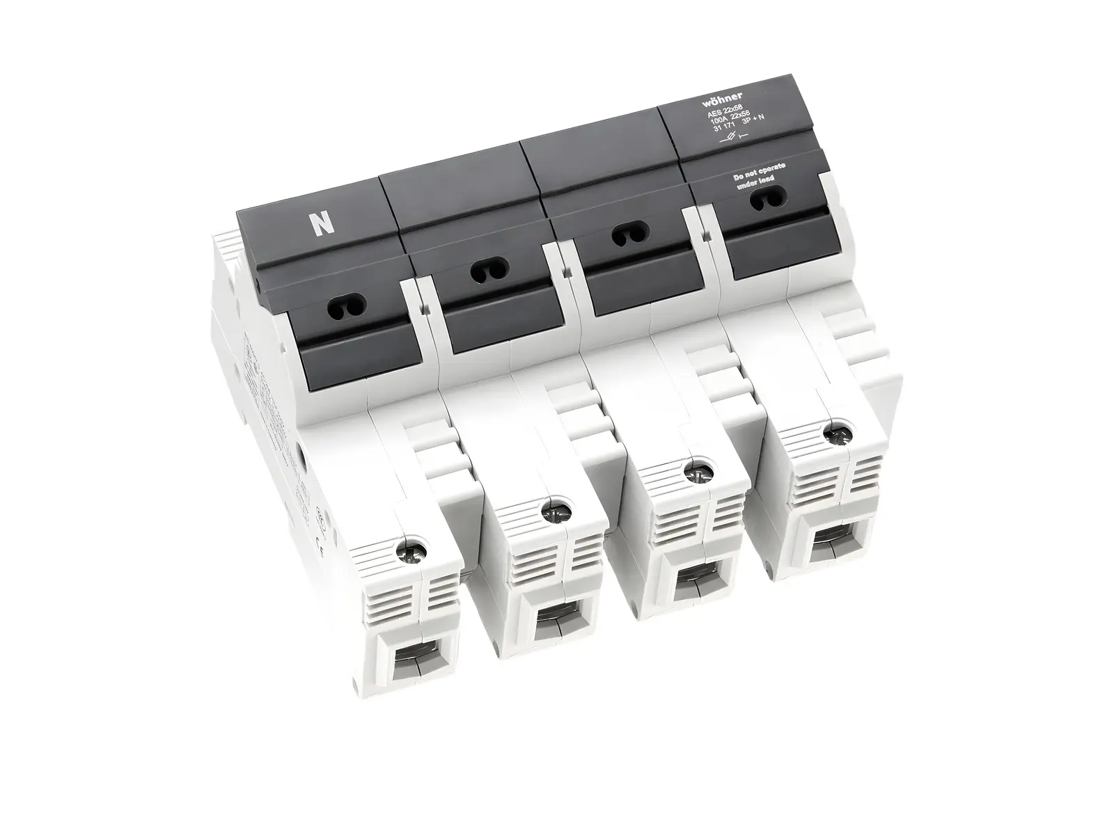 Produktfoto 1 von Wöhner 31171000, Halter für zylindrische Sicherungen