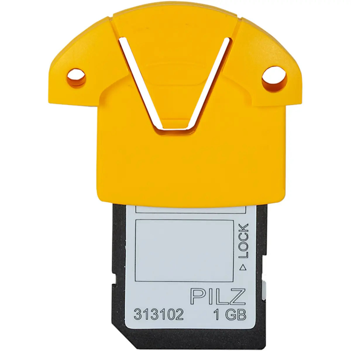 Produktfoto 1 von PILZ SD Memory Card 1GB mit PSSu Halter Steuerungen P/N: 313102