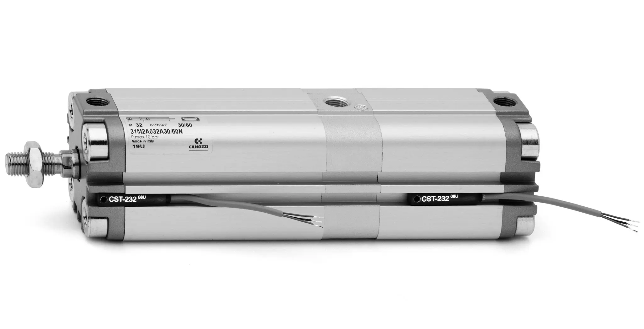 Produktfoto 1 von Camozzi 31F2A050A30/40N Kompaktantrieb, Serie 31