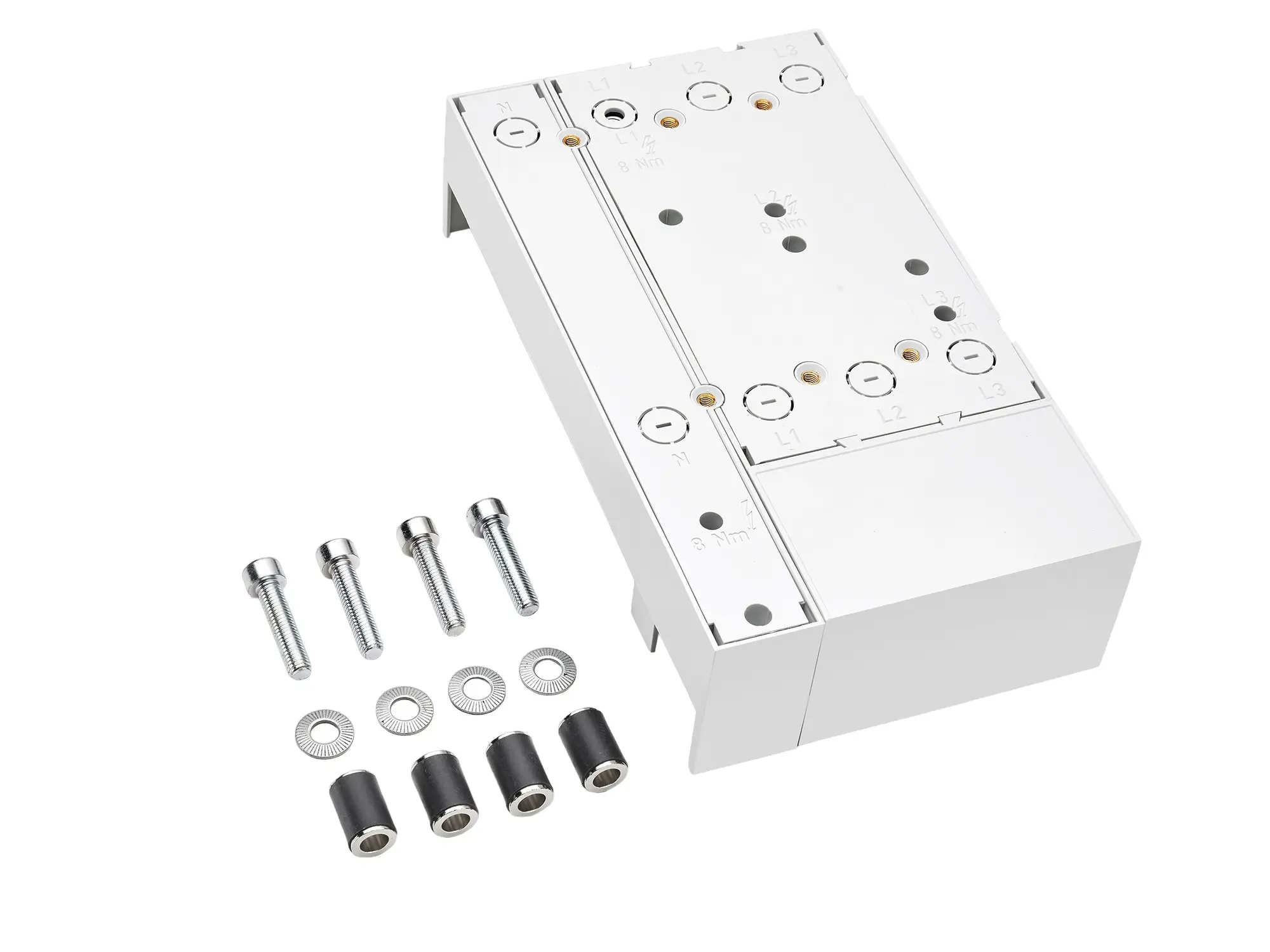 Produktfoto 1 von Wöhner 32642000, Sammelschienenadapter 250 A, 4-polig