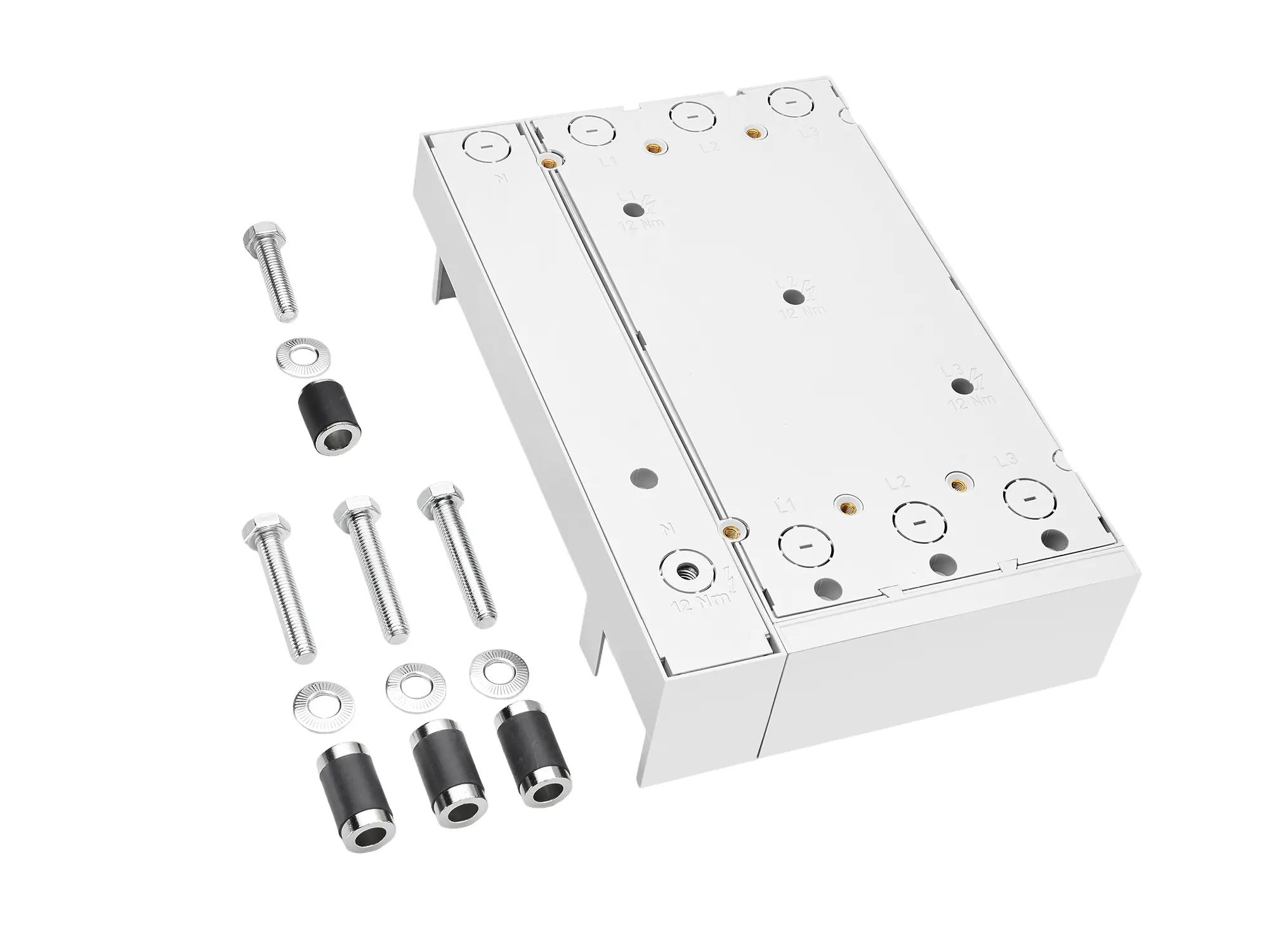 Produktfoto 1 von Wöhner 32643000, Sammelschienenadapter 520 A, 4-polig