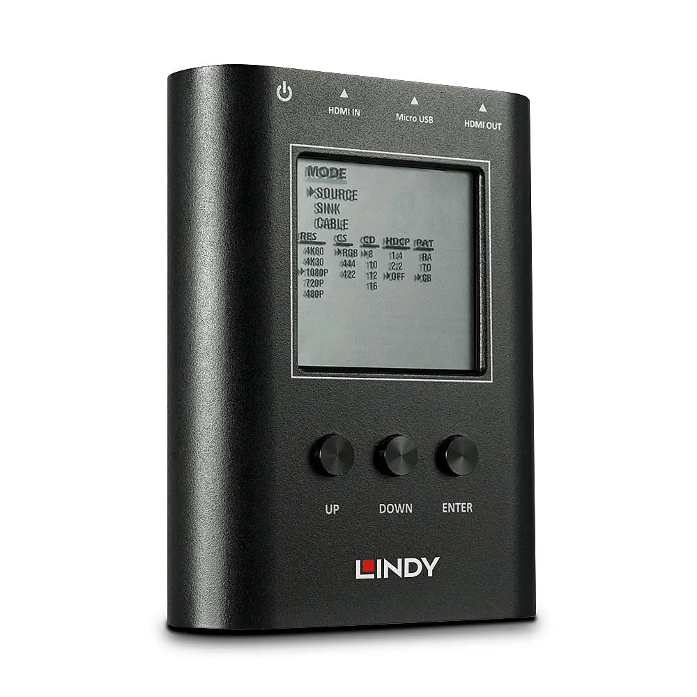 Produktfoto 1 von LINDY 32675, HDMI 4K60 Signal Analyser und Generator
