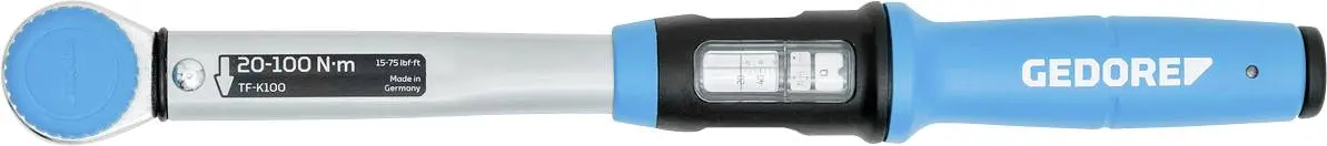 Produktfoto 1 von Gedore TF-K100 3278379 Drehmomentschlüssel 1/2" (12.5 mm) 20 - 100 Nm