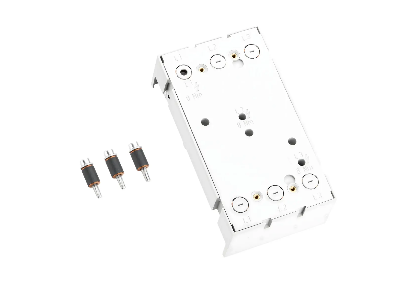 Produktfoto 1 von Wöhner 32023000A, Sammelschienenadapter 250 A, 3-polig