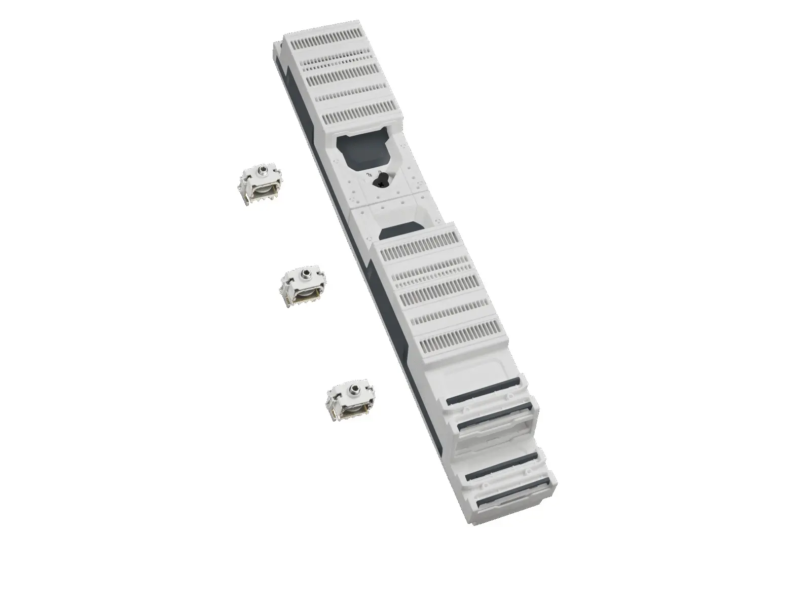 Produktfoto 1 von Wöhner 32277000A, Basissystem-Adapter 2x 160 A