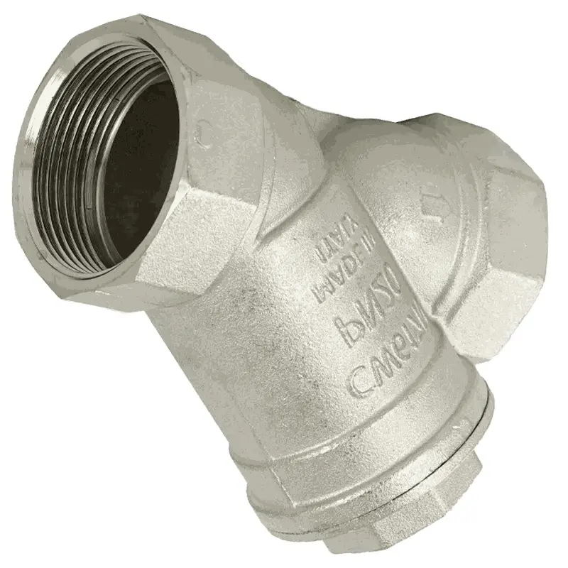 Produktfoto 1 von Fergo MY101 Schmutzfänger 2 Zoll Messing, vernickelt NBR 0.05mm Sieb