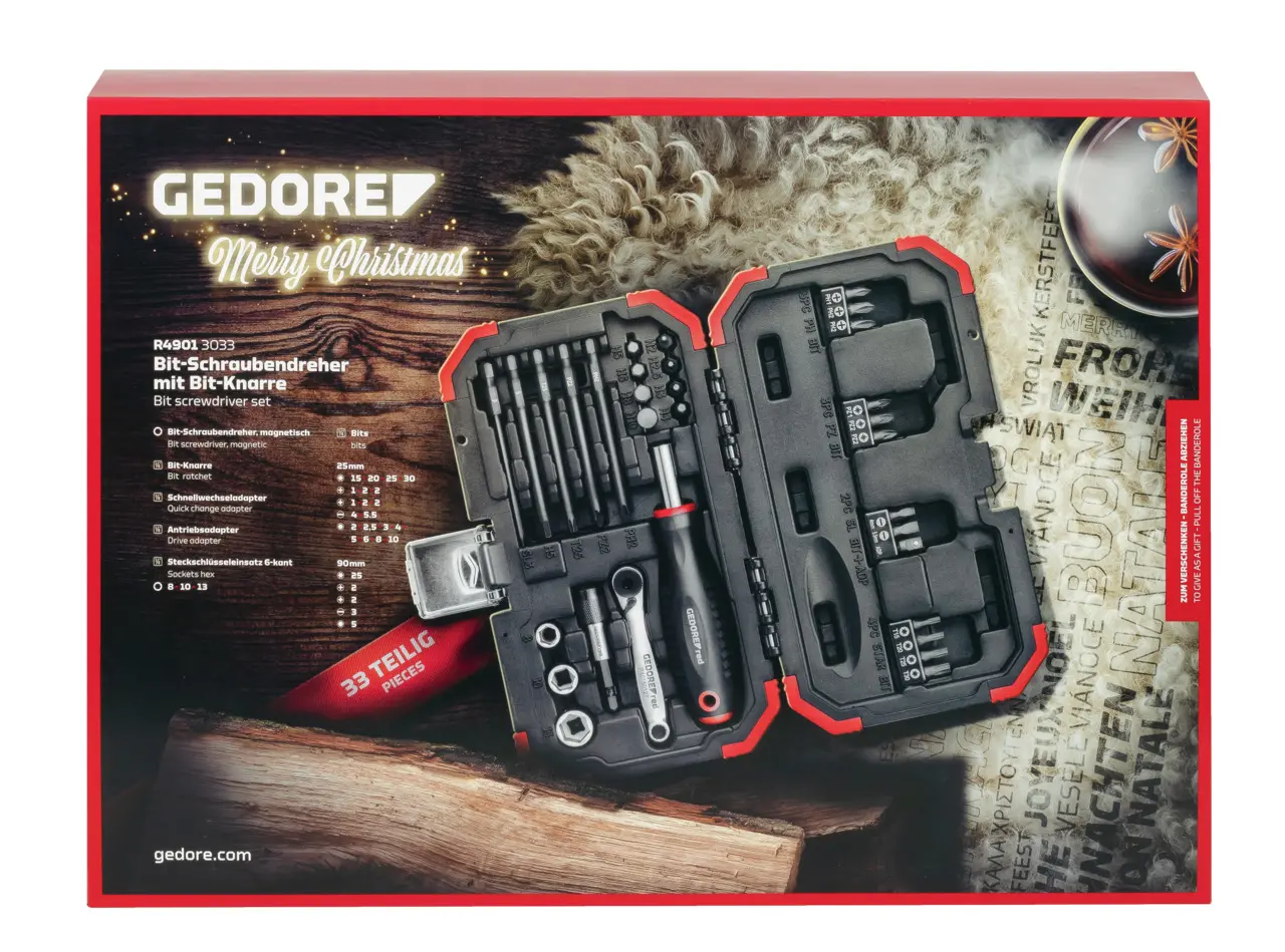 Produktfoto 1 von Gedore 3300217-A2, Adventskalender 2024 33-tlg