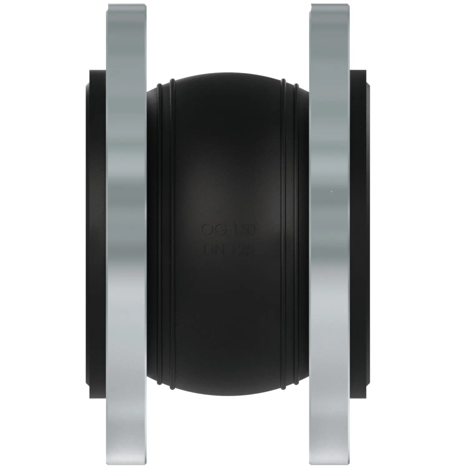 Produktfoto 1 von Fergo OG150 Gummikompensator DN 125 PN16 EPDM Stahl verzinkt Baulänge 150mm