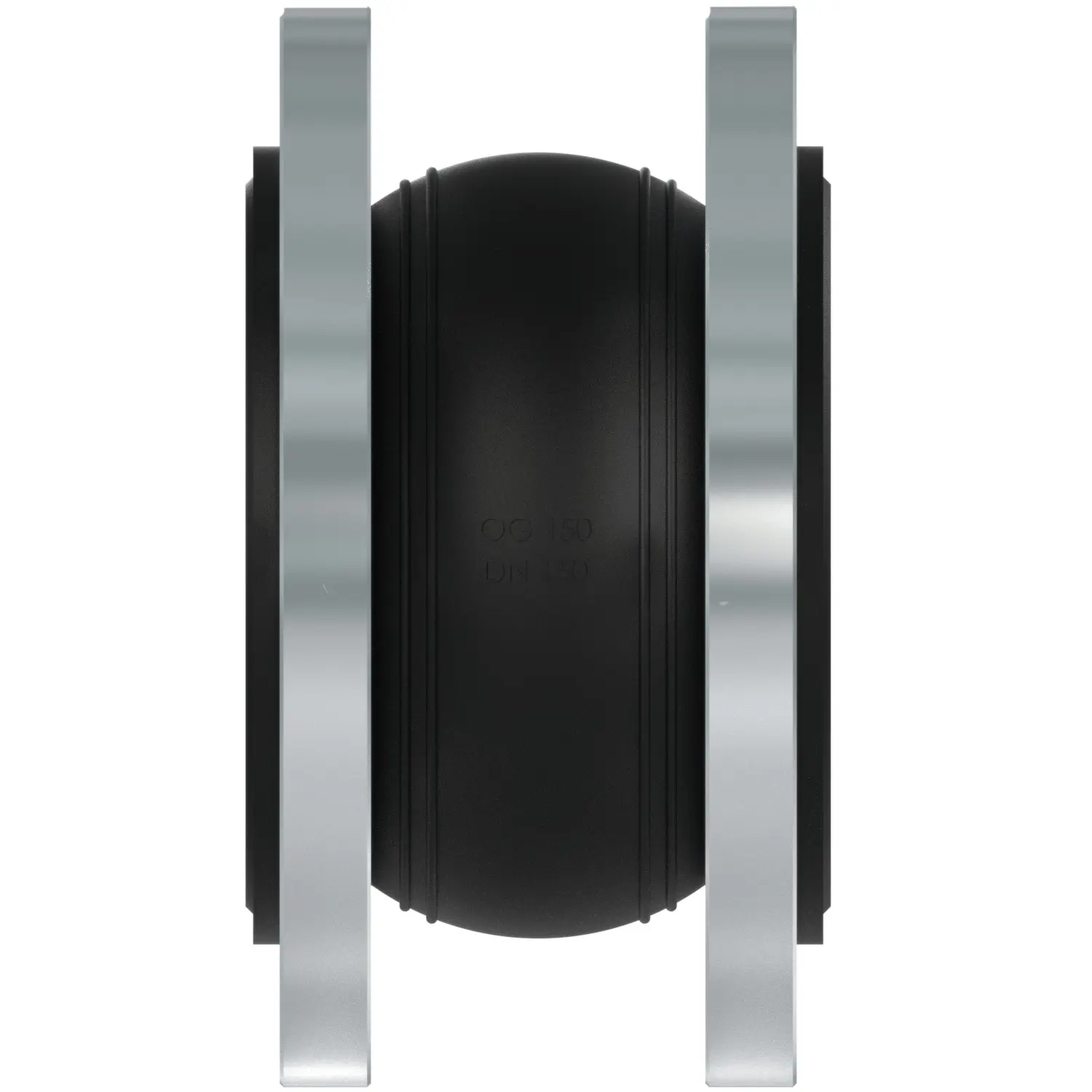 Produktfoto 1 von Fergo OG150 Gummikompensator DN 150 PN10/16 EPDM Stahl verzinkt Baulänge 150mm
