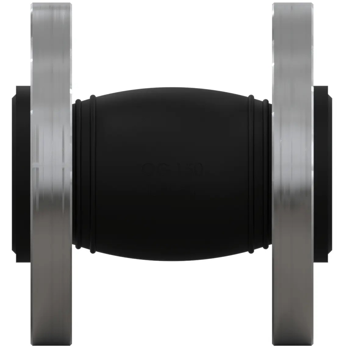 Produktfoto 1 von Fergo OG150 Gummikompensator DN 50 PN16 EPDM Edelstahl Baulänge 150mm
