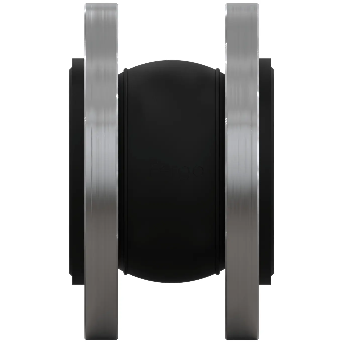 Produktfoto 1 von Fergo OG130 Gummi-Kompensator DN 100 PN10/16 EPDM Edelstahl 130mm